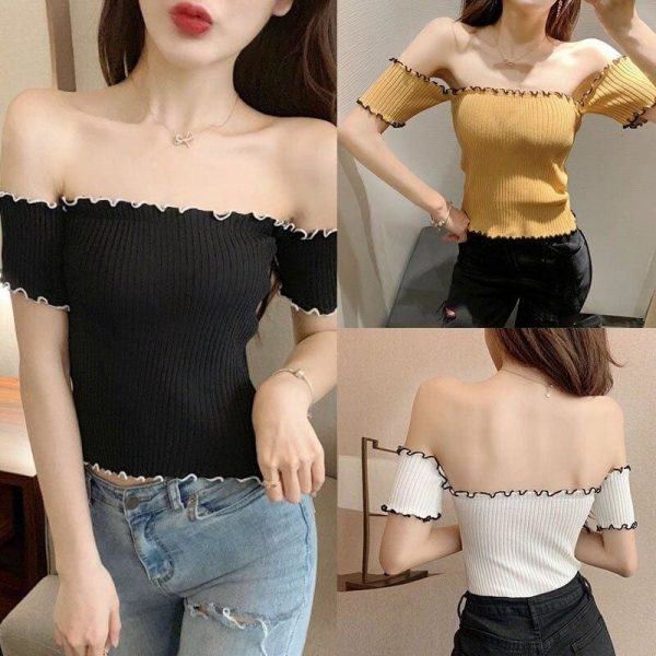 The Best Summer Off Shoulder T-shirts Top Online - Takalr