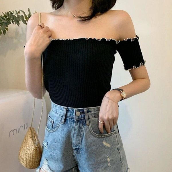 The Best Summer Off Shoulder T-shirts Top Online - Takalr