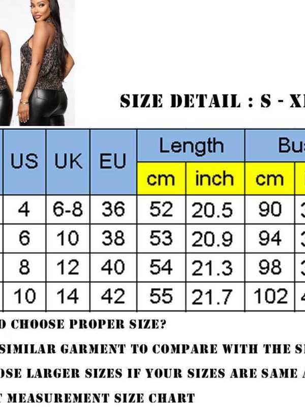 The Best Summer Women Casual High Neck Vest Top Sexy Ladies Sleeveless Casual Slim Blouse Leopard Beach Holiday Tank Tops Online - Takalr