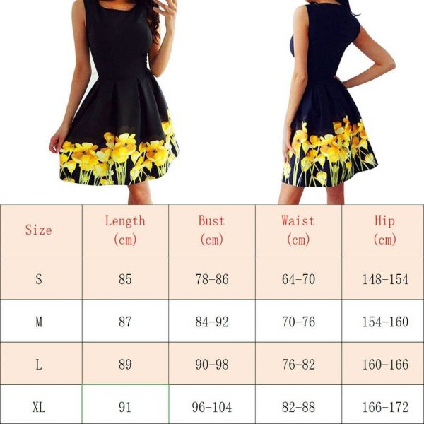 The Best Summer Women Casual Strappy Dress New Fashion Boho Floral Sundress Ladies High Waist Beach Holiday Sundress Lady Clothing Online - Takalr