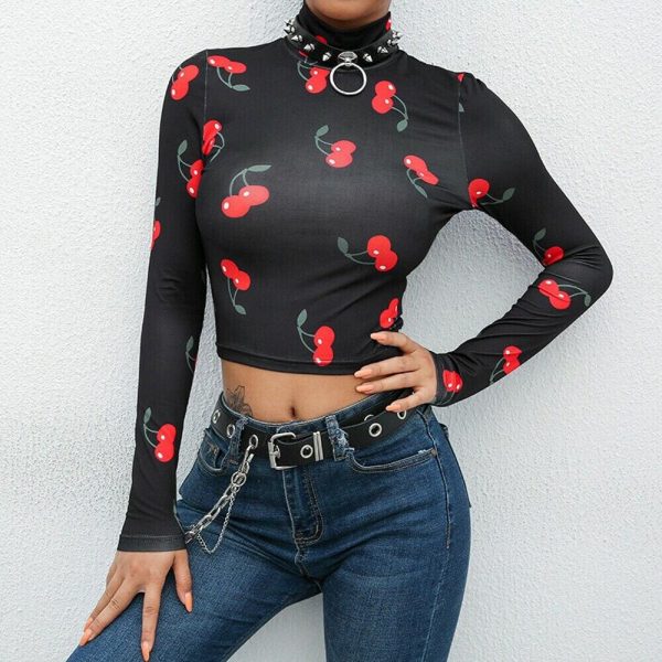 The Best Summer Women O-neck Chic Ladies Tops Loose Long Sleeve T-Shirt Casual See Through Stylish Slimmer Fashion Women Tees Online - Takalr