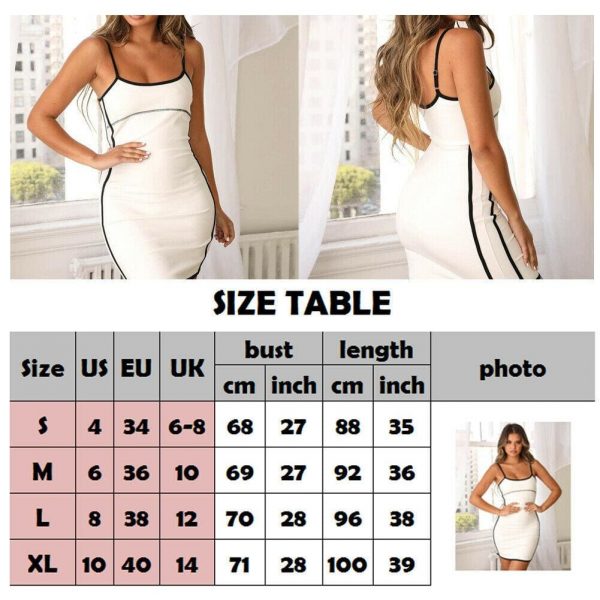 The Best Summer Women Stretchy Bodycon Sleeveless Slim Fit Dress Ladies Casual Party Slip Mini Dress Beach Sundress Online - Takalr