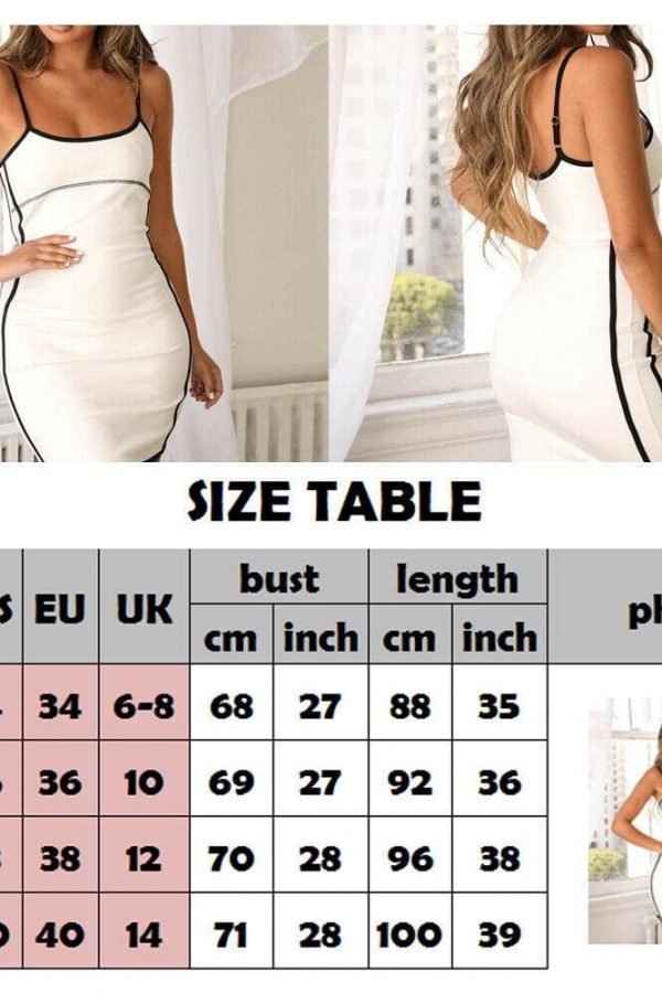 The Best Summer Women Stretchy Bodycon Sleeveless Slim Fit Dress Ladies Casual Party Slip Mini Dress Beach Sundress Online - Takalr