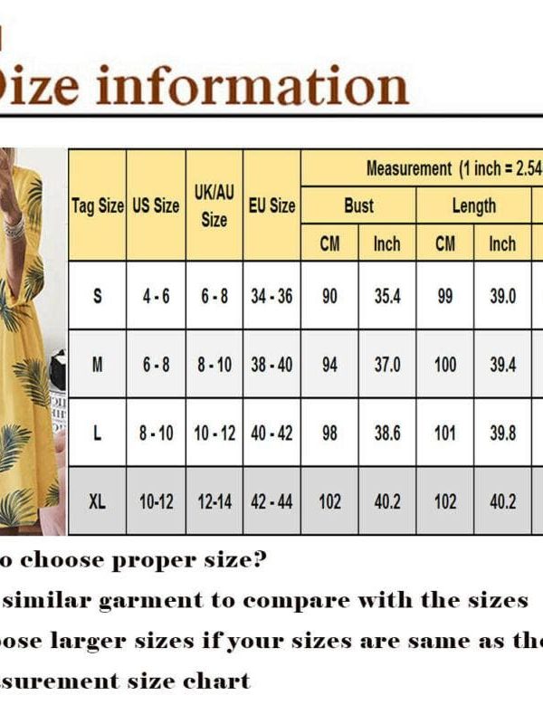 The Best Summer Women's Boho Loose Print Beach Dresses Casual Ladies Three Quarter Sleeve Holiday Party Dress Sundress Online - Takalr