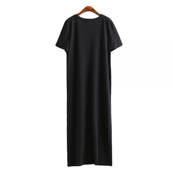 The Best T Shirt Dress Women Casual Boho Vintage Bandage Wrap Long Dresses Online - Source Silk