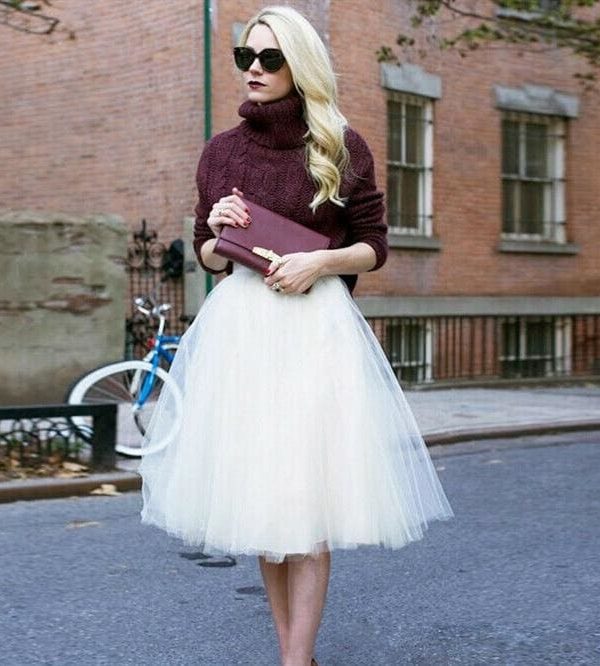 The Best Tulle Skirt for Girls Fashion Tutu Skirts Women Solid Lace Ball Gown Online - Takalr