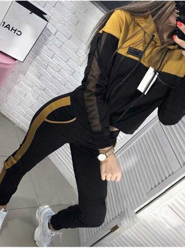 The Best Two Piece Set Hoodies Suit Women Tracksuit Autumn Winter Long Sleeve Sweatshirt Top and Pants Suit Ladies Outfit Streetwear Online - Takalr