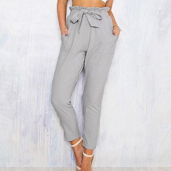 The Best Up Pencil Pants Women Trousers High Waist Streetwear Vintage Pant Online - Takalr