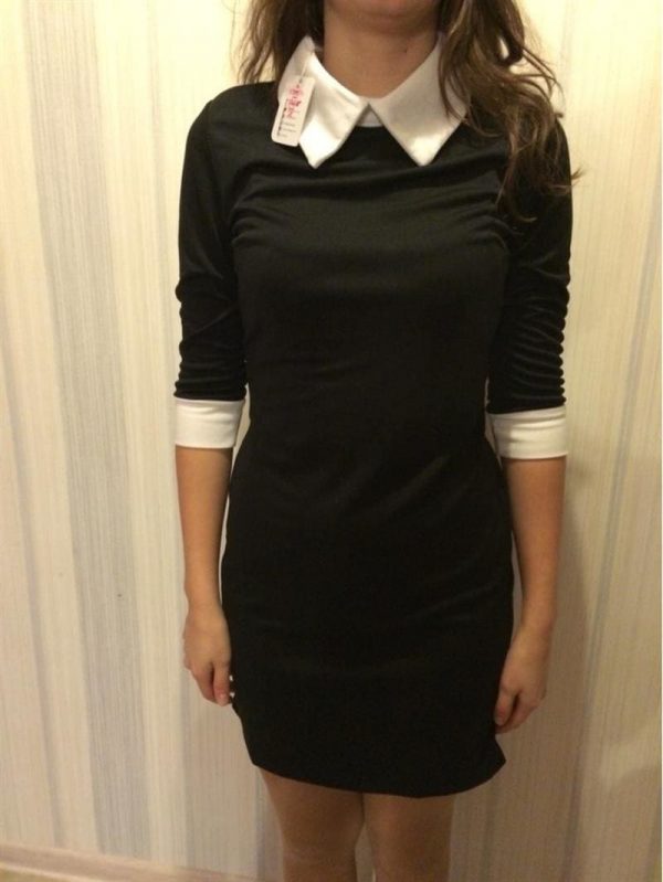 The Best Winter Autumn Women Dress Turn-Down Collar Slim Casual Dress Online - Takalr