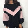 The Best Winter Warm Women Lady Hoodie Sweatshirt Stitching Long Sleeve Patchwork Casual Pullover Tops Sweatshirt Jumper Online - Takalr