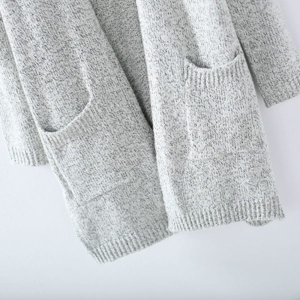 The Best Women Autumn Cardigan Loose Sweater Long Sleeve Knitted Outerwear Online - Source Silk