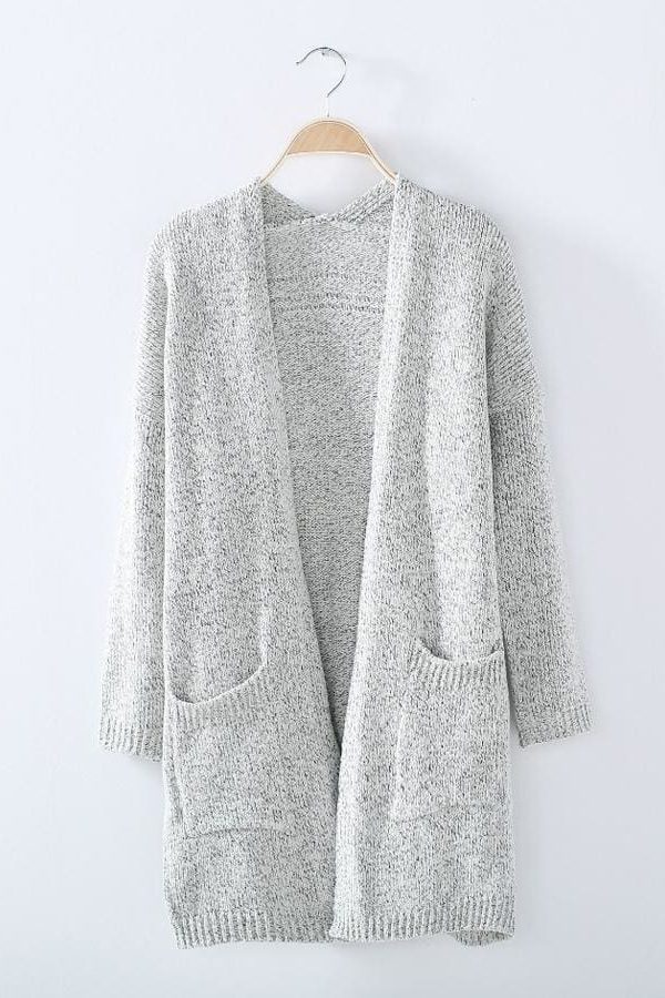 The Best Women Autumn Cardigan Loose Sweater Long Sleeve Knitted Outerwear Online - Source Silk