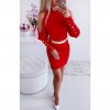 The Best Women Autumn Long Sleeve Bodycon Dress Elegant Ladies High Neck OL Party Casual Holiday Slim Short Dress Online - Takalr