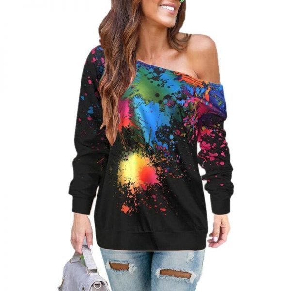 The Best Women Autumn Long Sleeve Hoodie Sweatshirt Pullover Casual Blouse Loose Baggy Jumper Shirt Top Sweatshirt Streetwear Online - Takalr