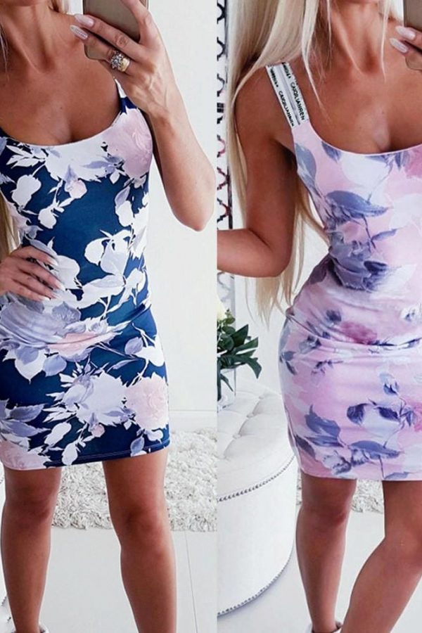 The Best Women Bandage Bodycon Dress Ladies Casual Sleeveless Slim Fit Summer Party Clubwear Mini Dress Sundress Online - Takalr