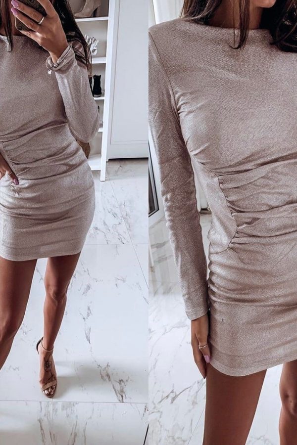 The Best Women Bandage Bodycon Slim Mini Dress Fashion Ladies Casual Long Sleeve Evening Party Clubwear Formal Dress Online - Takalr