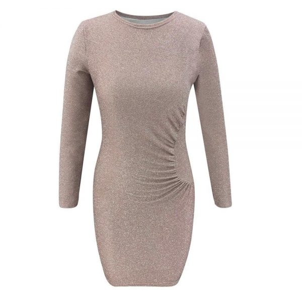 The Best Women Bandage Bodycon Slim Mini Dress Fashion Ladies Casual Long Sleeve Evening Party Clubwear Formal Dress Online - Takalr