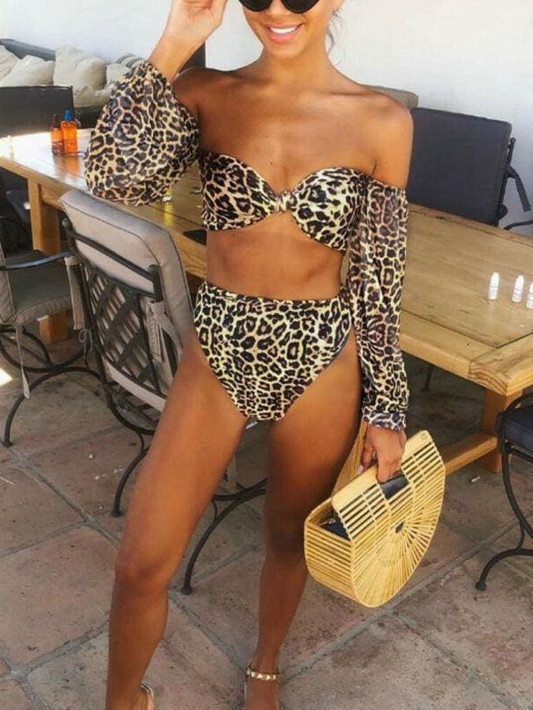 The Best Women Bikini 2pcs Set Bandage Push-Up Triangle Padded Swimwear Swimsuit Bathing Brazilian Online - Takalr