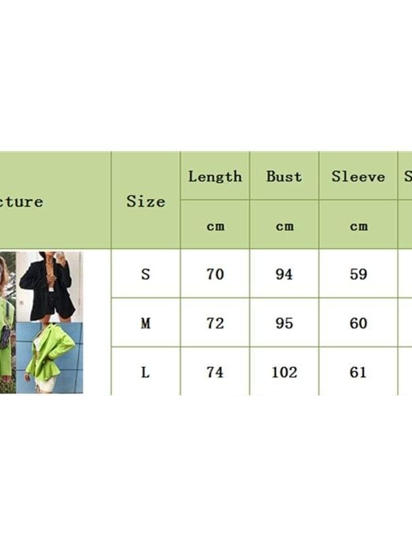 The Best Women Blazer Oversize Autumn Long Coat Sexy Simple Candy Color Slim Long-sleeved Suit Kendall Fashion Avocado Green Blazer Online - Takalr