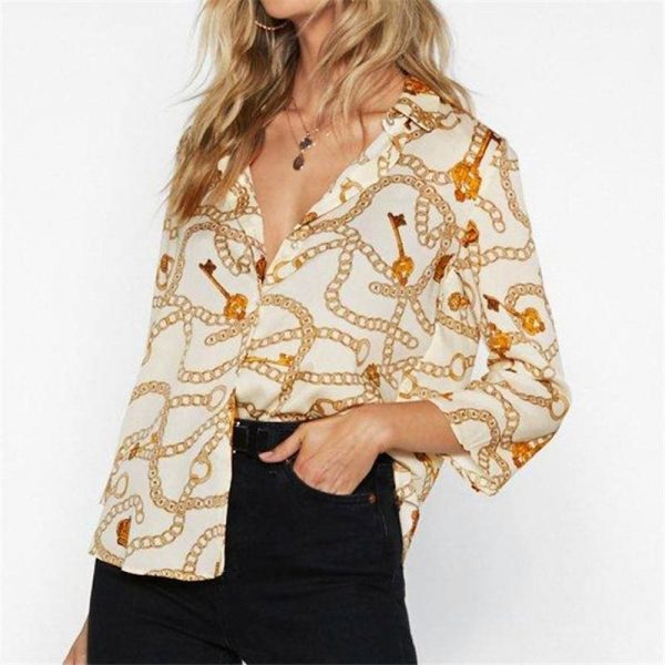 The Best Women Blouses Summer Chiffon Blouse Office Casual Tops Online - Takalr