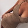 The Best Women Bodycon Dress Sleeveless V Neck Spaghetti Strap Stretchy Package Hip Short Mini Dress Womens Club Dress Vestido Online - Takalr