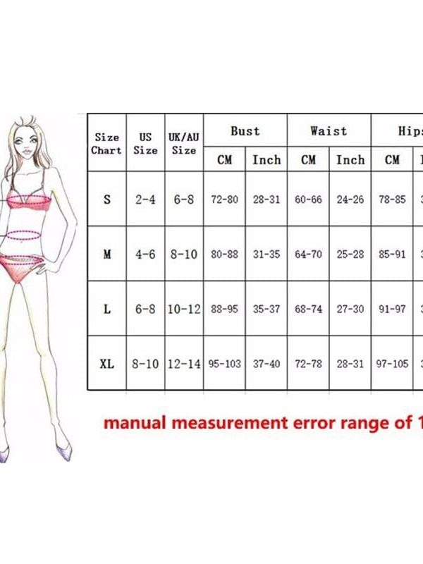 The Best Women Boho Floral Bandage Bikini Set Swimwear Push up Padded Bra Swimsuit Online - Takalr