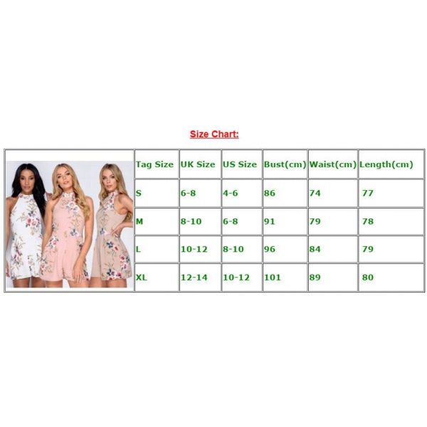 The Best Women Boho Floral Summer Holiday Jumpsuit Strapless Playsuits Ladies Summer Beach Casual Romper Women Clothing Online - Takalr