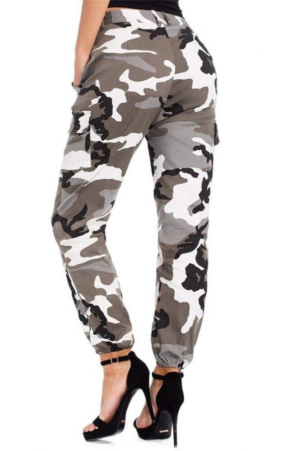 The Best Women Camouflage Camo Cargo Trousers Army Pants Ladies Casual Harem Joggers Sport Sweatpants Hip Hop Rock Trousers Online - Takalr