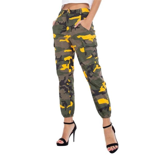 The Best Women Camouflage Camo Cargo Trousers Army Pants Ladies Casual Harem Joggers Sport Sweatpants Hip Hop Rock Trousers Online - Takalr