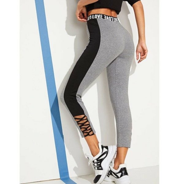 The Best Women Casual Fitness Leggings Running Gym Sport High Waist Jogging Stretch Slim Pants Trousers Workout Wear Online - Takalr