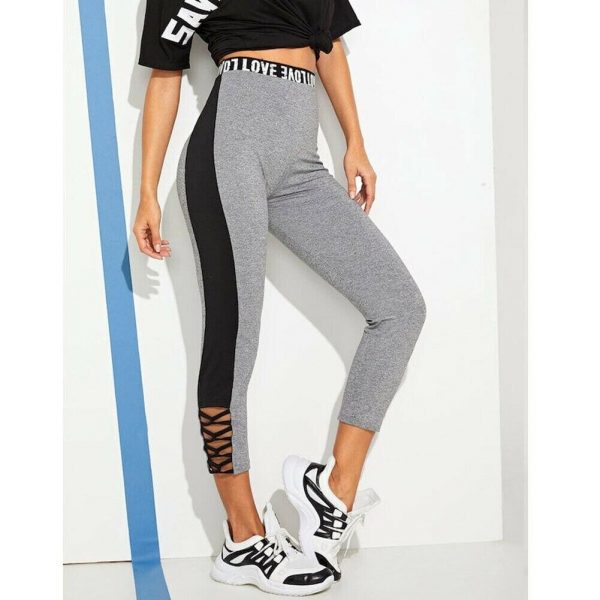 The Best Women Casual Fitness Leggings Running Gym Sport High Waist Jogging Stretch Slim Pants Trousers Workout Wear Online - Takalr