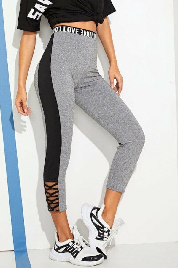 The Best Women Casual Fitness Leggings Running Gym Sport High Waist Jogging Stretch Slim Pants Trousers Workout Wear Online - Takalr