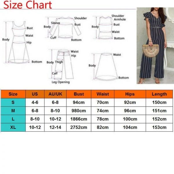 The Best Women Casual Striped V Neck Loose Playsuit Jumpsuits Women Romper Party Ladies Sleeveless Long Pant Trouser Jumpsuit Online - Takalr