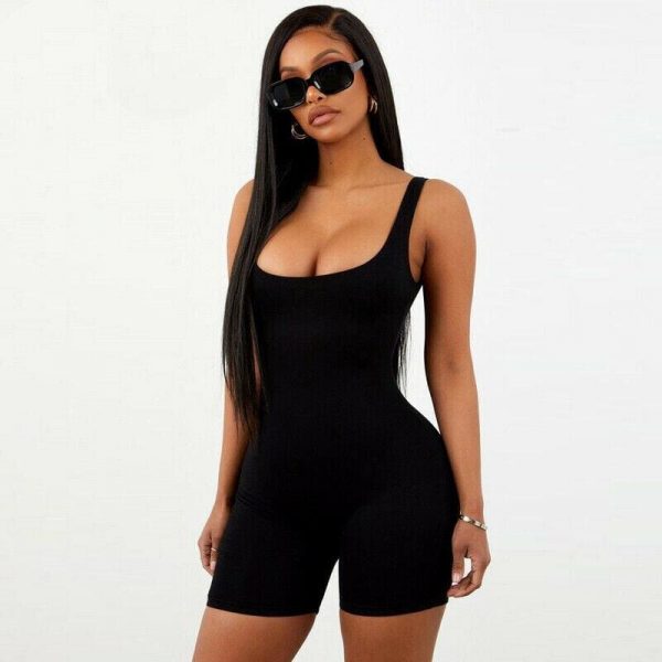 The Best Women Casual Summer Sport Running Playsuit Bodycon Party Jumpsuit Workout Romper Trousers Shorts Summer Clothing Online - Takalr