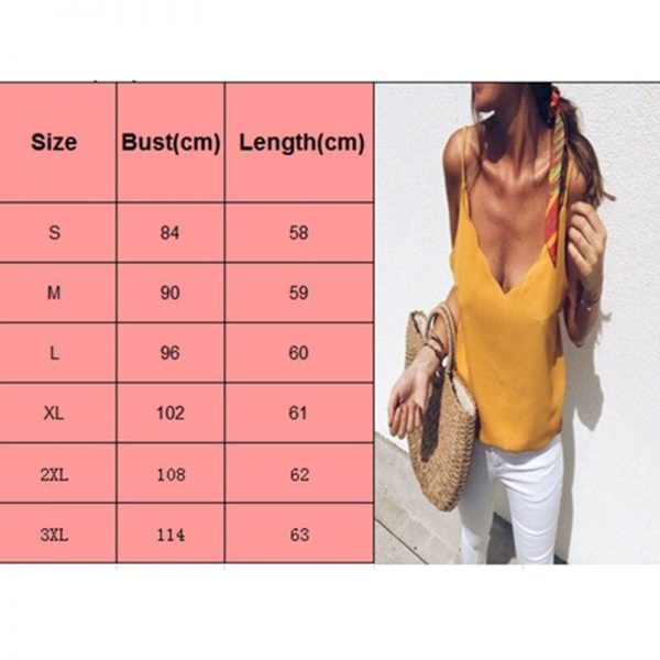 The Best Women Casual Summer Top Ladies Vest Elegant Sleeveless Tank V Neck Loose Femme Plain Basic Tee Streetwear Plus Size Online - Takalr