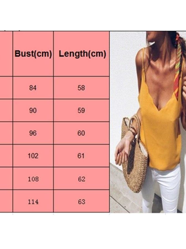 The Best Women Casual Summer Top Ladies Vest Elegant Sleeveless Tank V Neck Loose Femme Plain Basic Tee Streetwear Plus Size Online - Takalr