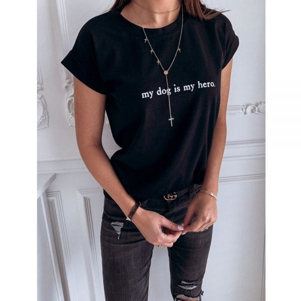 The Best Women Casual Summer Top Short Sleeve Plain Basic T shirt Ladies Cotton Tee shirt Femme Cute Tops Shirt Streetwear Online - Takalr