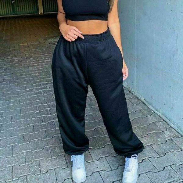 The Best Women Casual Sweatpants Jogger Dance Harem Long Pants Ladies Daily Sports Gym Baggy Trousers Online - Takalr