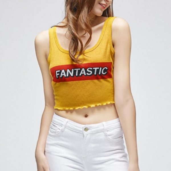 The Best Women Casual Tank Top Vest Blouse Lady Casual Sleeveless Summer Crop Top Shirt Cami Top Outwear Streetwear Online - Takalr