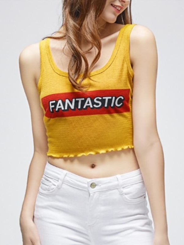 The Best Women Casual Tank Top Vest Blouse Lady Casual Sleeveless Summer Crop Top Shirt Cami Top Outwear Streetwear Online - Takalr