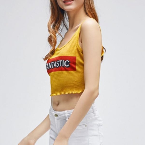 The Best Women Casual Tank Top Vest Blouse Lady Casual Sleeveless Summer Crop Top Shirt Cami Top Outwear Streetwear Online - Takalr