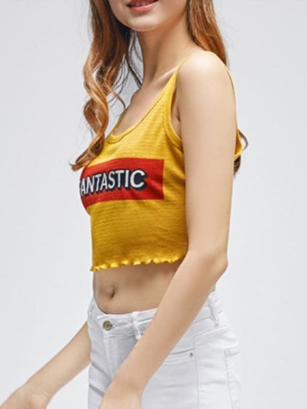 The Best Women Casual Tank Top Vest Blouse Lady Casual Sleeveless Summer Crop Top Shirt Cami Top Outwear Streetwear Online - Takalr