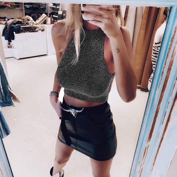 The Best Women Casual Tank Top Vest Blouse Sleeveless Halter Neck Ladies Summer Beach Backless Crop Top Shirt Cami Top Clubwear Online - Takalr