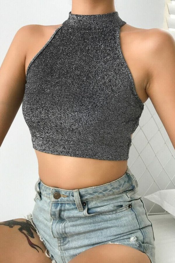 The Best Women Casual Tank Top Vest Blouse Sleeveless Halter Neck Ladies Summer Beach Backless Crop Top Shirt Cami Top Clubwear Online - Takalr