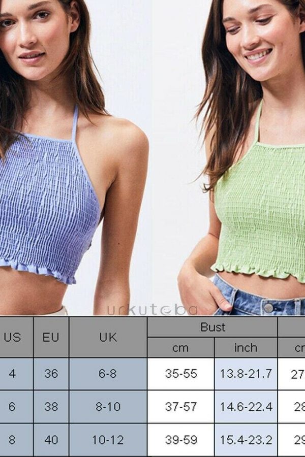 The Best Women Casual Tank Top Vest Blouse Sleeveless Summer Crop Top Shirt Cami Top Beachwear Bikini Tank Holiday Online - Takalr