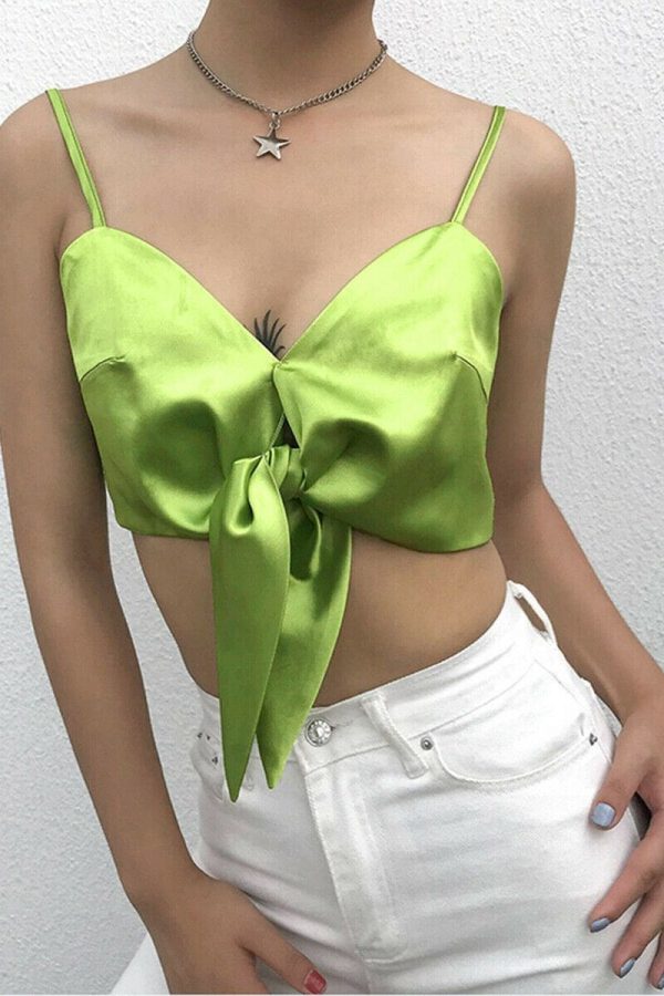 The Best Women Crop Top Summer Casual Tank Tops Ladies Beach Club Shirt Vest Wrap Chest Bra Camisole Blouse Summer Clothes Online - Takalr