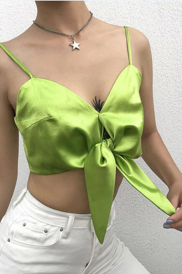 The Best Women Crop Top Summer Casual Tank Tops Ladies Beach Club Shirt Vest Wrap Chest Bra Camisole Blouse Summer Clothes Online - Takalr