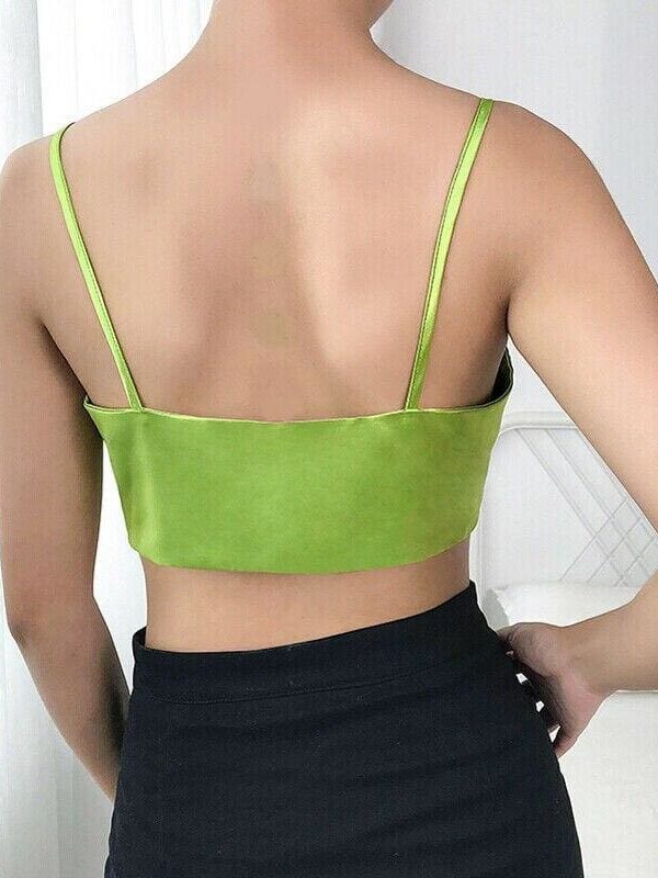 The Best Women Crop Top Summer Casual Tank Tops Ladies Beach Club Shirt Vest Wrap Chest Bra Camisole Blouse Summer Clothes Online - Takalr