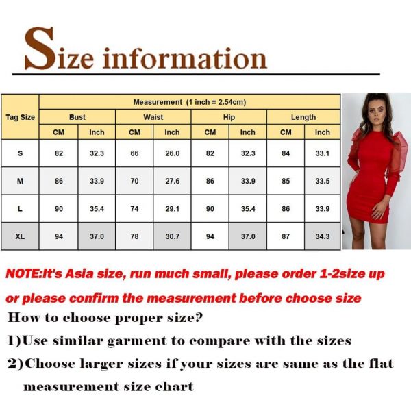 The Best Women Dress Casual Long Puff Mesh Sleeve Dresses Sheer Mini Bodycon Party Dress Knitted Clothes Autumn Winter Ladies Dresses Online - Takalr