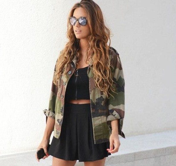 The Best Women Fashion Camouflage Jacket Coat Autumn Winter Casual Street jacket Online - Takalr